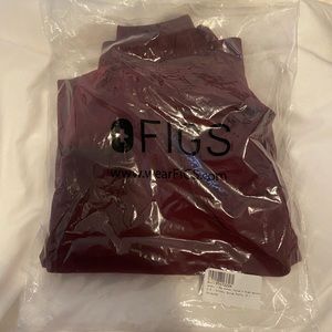 FIGS NEW Burgundy Scrub Jogger Pants